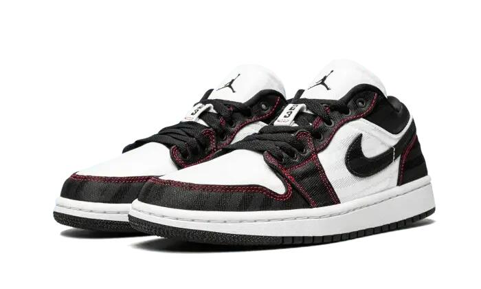 Jordan 1 Low SE Utility White Black Gym Red (Damen) 2/4