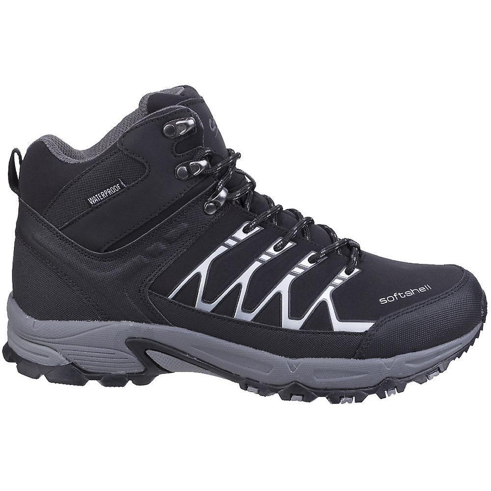 Mens Abbeydale Mid Hiking Boots (Black/Grey) 3/5