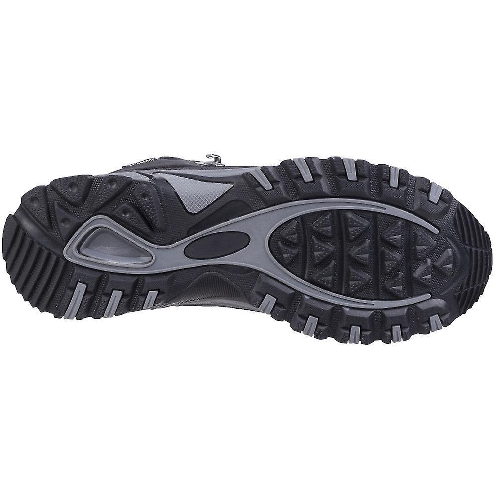 Mens Abbeydale Mid Hiking Boots (Black/Grey) 4/5