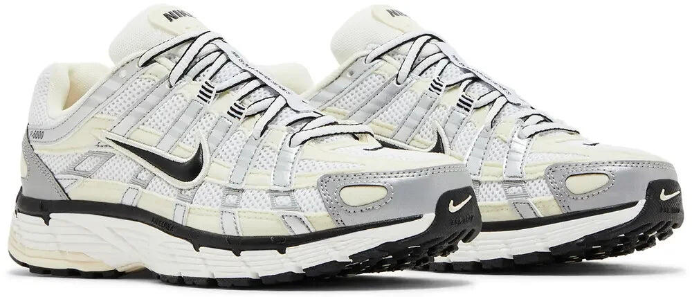 Nike P-6000 Coconut Milk Metallic Silver (W) 5/5