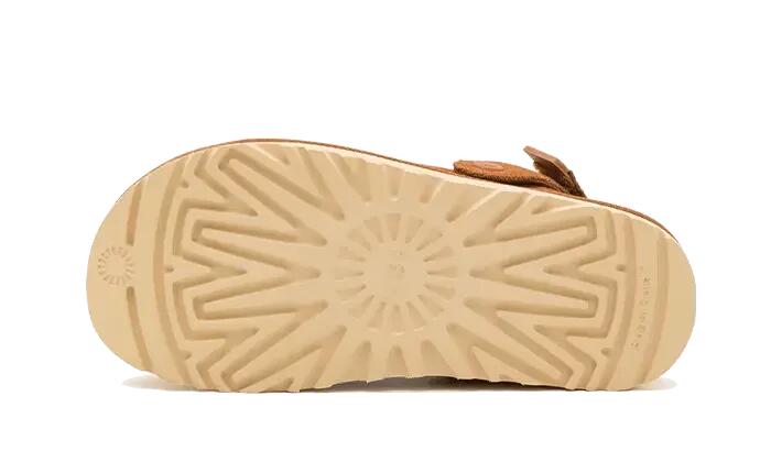 Damen - schuhe - plattformclogs - goldenstar - kastanienbraun 3/3