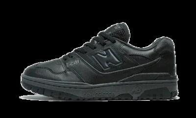 Schoenen - basketbal - unisex - 550 triple black - lage, retro stijl - zwart