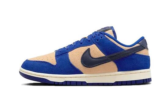 Calzado - Lifestyle - Unisex - Ante premium Dunk Low LX - Azul profundo/Sesame.