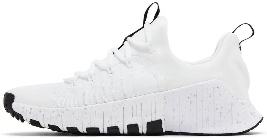 Nike Free Metcon 6 White Metallic Silver Light Smoke Grey Black (W) 2/5