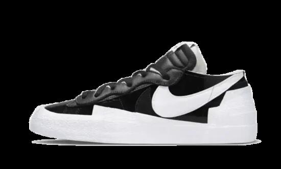 Scarpe - tempo libero - blazer low x sacai - nero/bianco