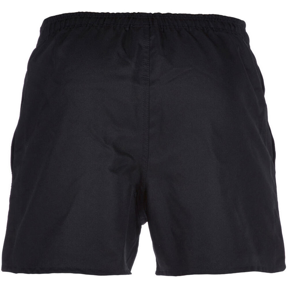 Childrens/Kids Professional Elasticated Sports Shorts (Black) 2/3