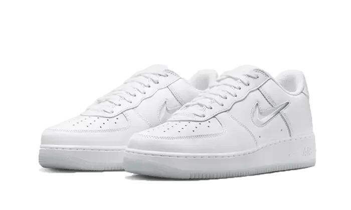 Air Force 1 Low '07 Retro Color of the Month Jewel Swoosh Triple White 2/3