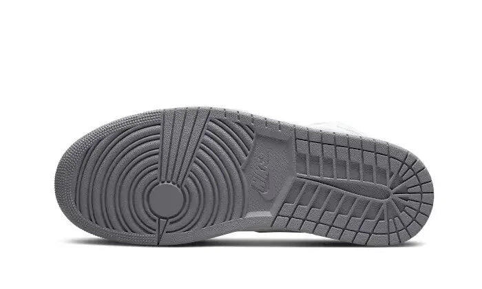 Basketballschuhe - air jordan 1 mid - weiß/neutrales grau 3/3