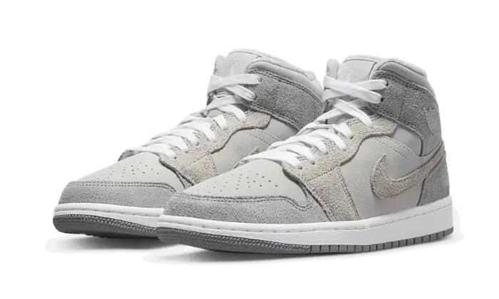 Schoenen - lifestyle - air jordan 1 mid se - particle grey/white 2/3