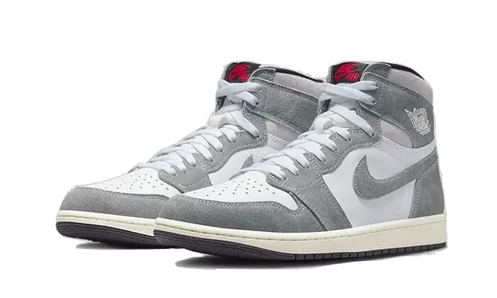 Schoenen - lifestyle - unisex - air jordan 1 - gewassen hoog model - zwart/rood 2/3