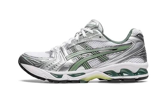 Gel-Kayano 14 White Pure Silver Slate Grey Sage - Taille : 48 EU