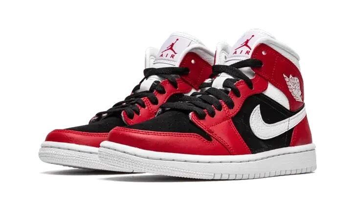 Air Jordan 1 Mid Gym Red Black 2/4