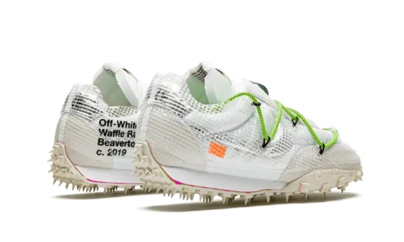 Nike Waffle Racer Off-White White (W) 3/4