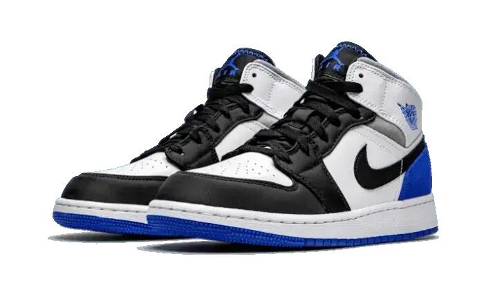 Jordan 1 Mid SE Royal Black Toe 2/4