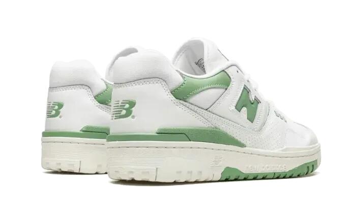 Schoenen - Casual - Unisex - 550 - Comfortabel, stijlvol - Wit/mintgroen 3/4