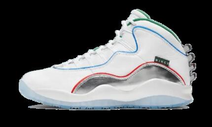 Zapatillas - Baloncesto - Unisex - Air Jordan 10 Wings - Blanco/Clover