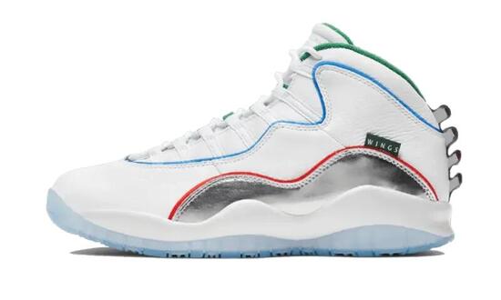 Zapatillas - Baloncesto - Unisex - Air Jordan 10 Wings - Blanco/Clover