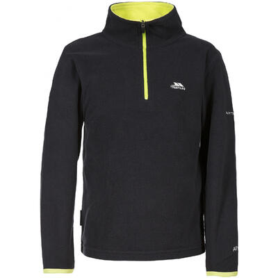 Jongens etto half zip fleece sweater (zwart)