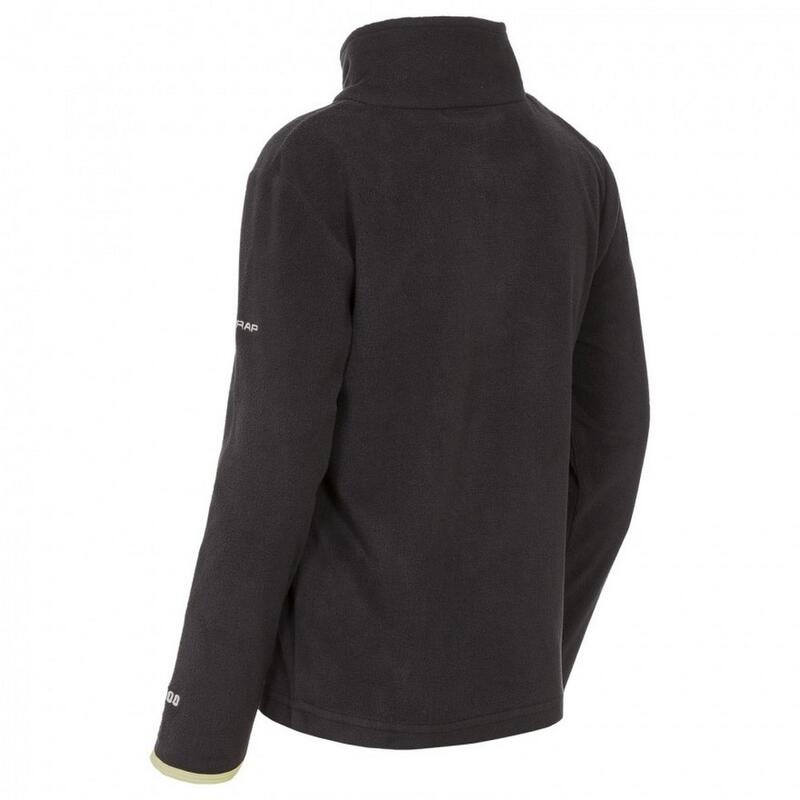 Jongens Etto Half Zip Fleece Sweater (Zwart)