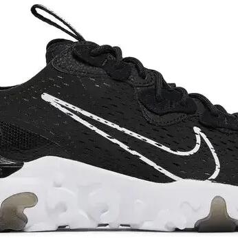 Men - Running - Shoes - Cushioned, Stable - React Vision - Black/White