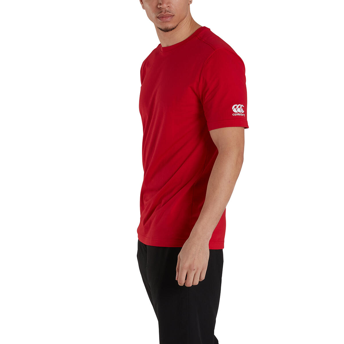 Unisex Adult Club Plain TShirt (Red) 3/3