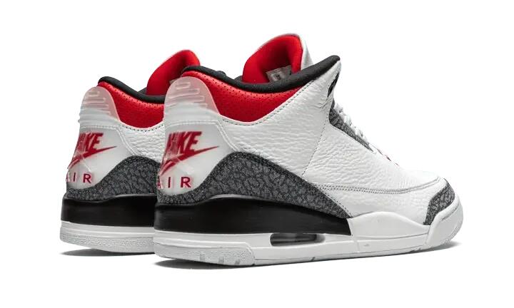 Air Jordan 3 Retro SE Fire Red Denim (2020) 3/4