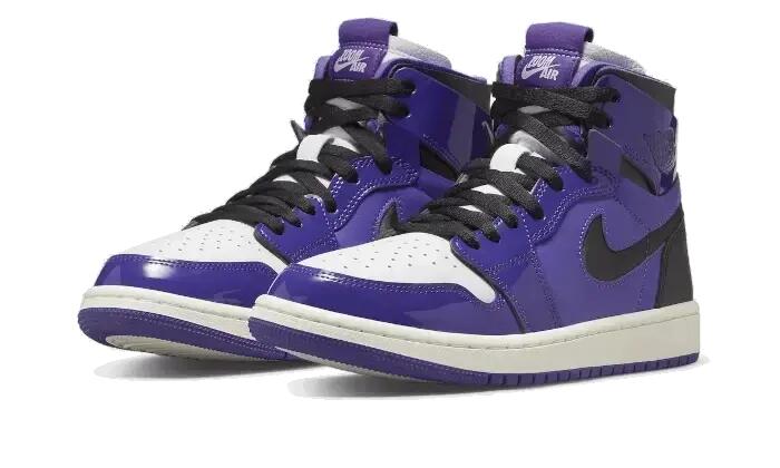 Air Jordan 1 High Zoom Air CMFT Court Purple Patent (W) 2/3