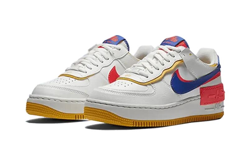 Air Force 1 Shadow White Flash Crimson Astronomy Blue - Taille : 40.5 EU 2/3