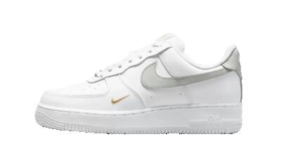 Scarpe - Walking - Donna - Air Force 1 - Bianco/Grigio/Oro