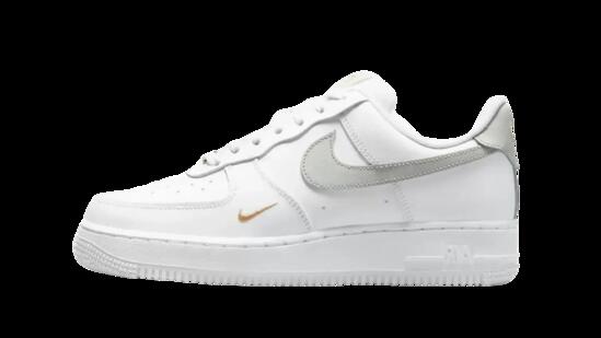 Scarpe - Walking - Donna - Air Force 1 - Bianco/Grigio/Oro