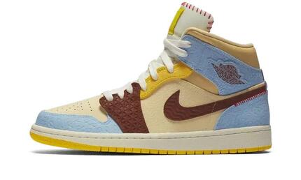 Air Jordan 1 Mid Fearless Maison Château Rouge
