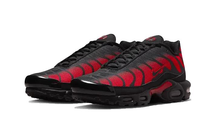 Schoenen - hardlopen - air max plus bred - reflecterend - rood/zwart 2/3