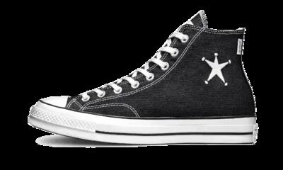 Scarpe - all-star 70 stussy - alte stampate - nero/bianco