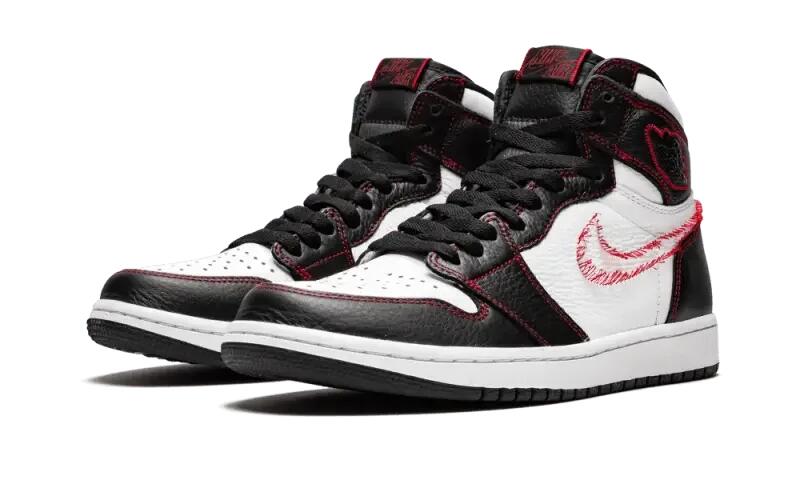 Air Jordan 1 Retro High Defiant White Black Gym Red 2/4
