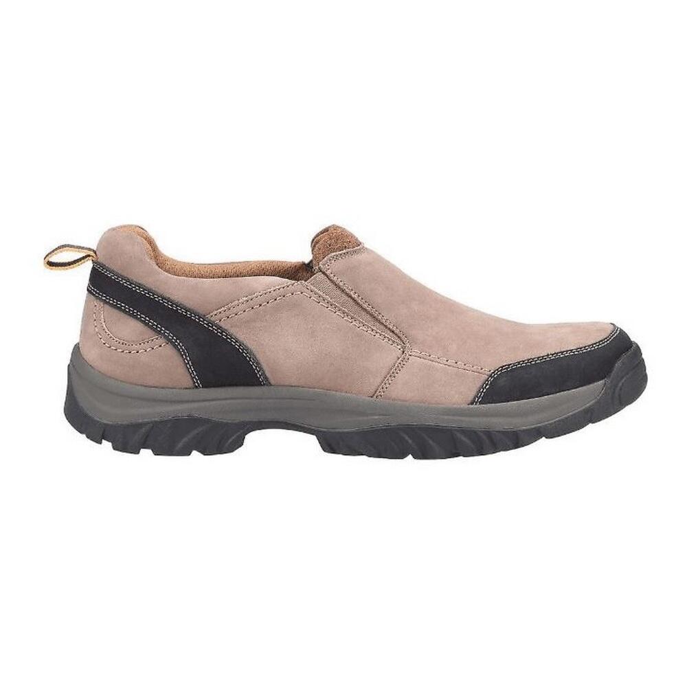 Mens Boxwell Nubuck Leather Hiking Shoe (Tan) 2/5