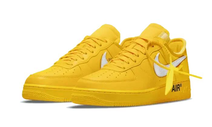Nike Air Force 1 Low Off-White ICA University Gold 2/2