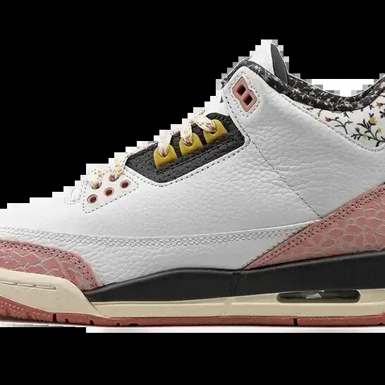 Unisex - Lifestyle - Shoes - Printed, Vintage Floral - Air Jordan 3 - Floral