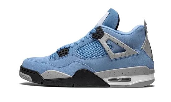 Scarpe - Basket - Uomo - Scamosciato - Air Jordan 4 - University Blue