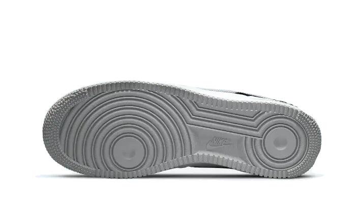 Nike Air Force 1 Low '07 LV8 EMB Black Silver 3/3