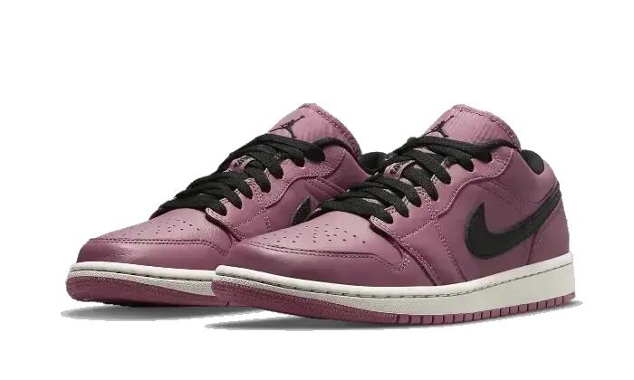 Lifestyle - schuhe - air jordan 1 low - light mulberry/schwarz 2/3
