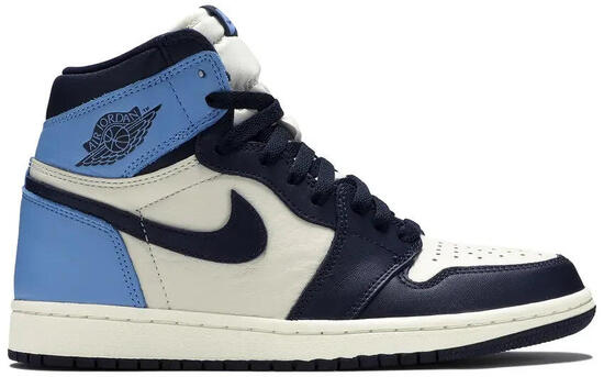 Air Jordan 1 Retro High Obsidian Sail UNC
