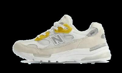 Schoenen - lifestyle - heren - 992 paperboy fried egg - retro - wit/geel