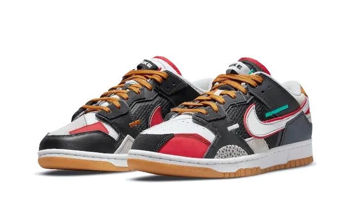 Dunk Low Scrap University Red 2/3