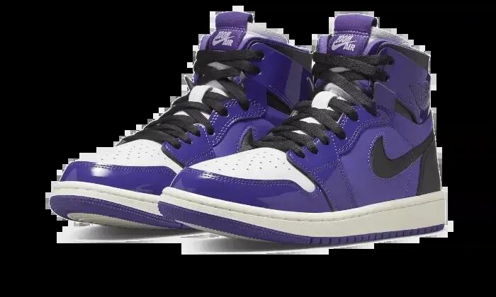 Air Jordan 1 High Zoom Air CMFT Court Purple Patent (W) 2/3