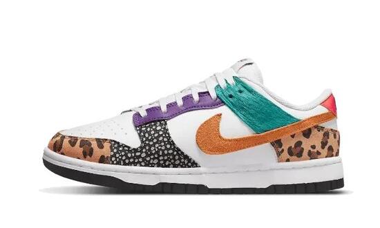Scarpe - lifestyle - donna - basse stampate - dunk low - washed teal