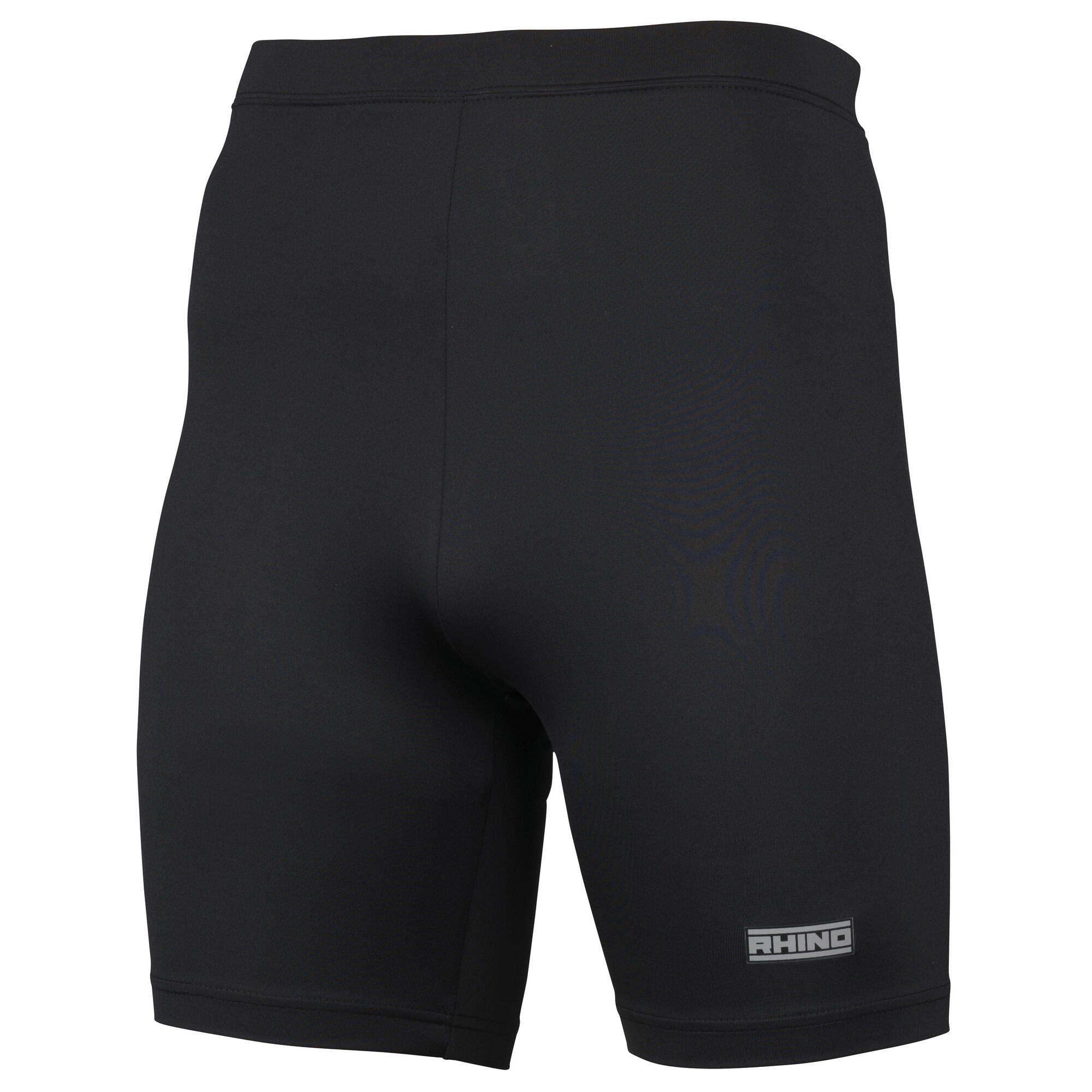 RHINO Mens Sports Base Layer Shorts (Black)
