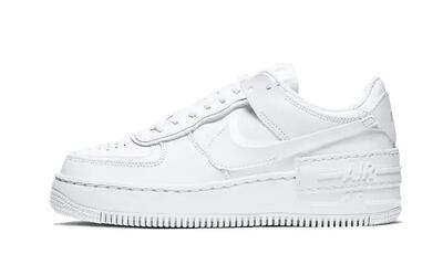 Schoenen - lifestyle - dames - air force 1 shadow - gelaagd, comfortabel - wit.