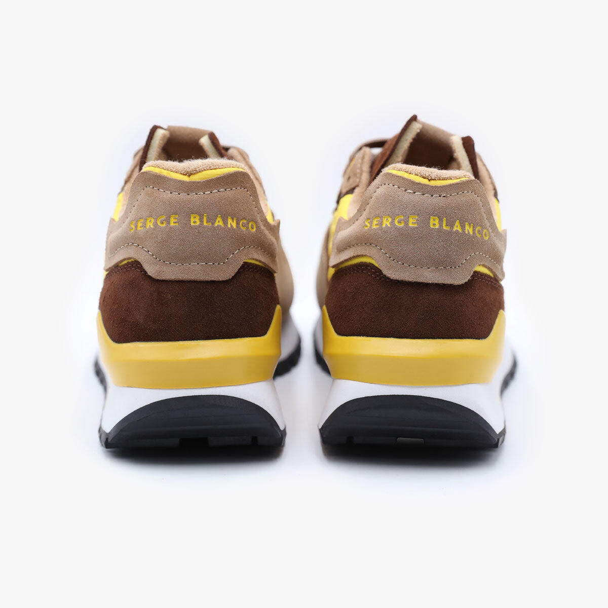Sneakers Praloup giallo kaki e marrone 6/6