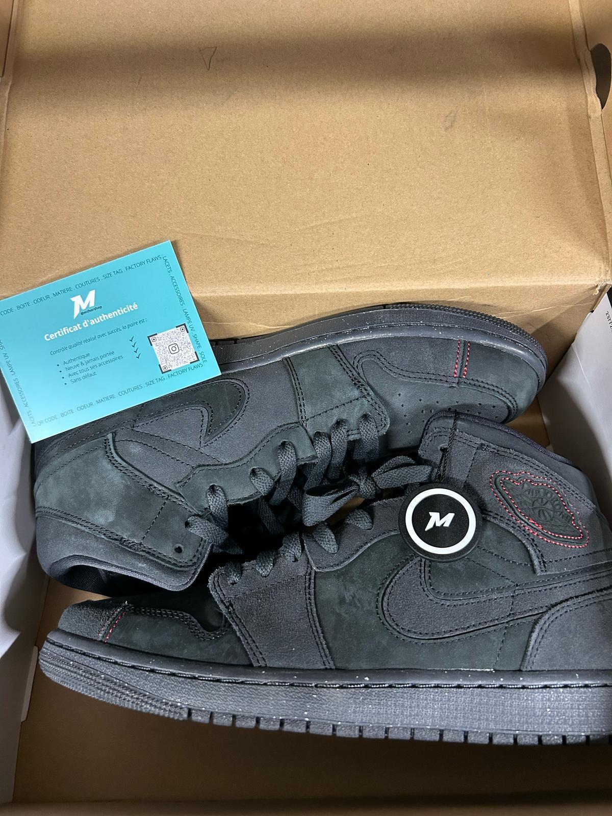 Jordan 1 Mid SE Craft Dark Smoke Red 6/6