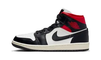 Zapatillas - baloncesto - unisex - Air Jordan 1 Mid - negro/gym red